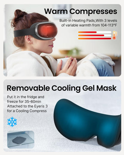 OCULUX Eye Mask 3 Hands-free Headache and Migrane Relief