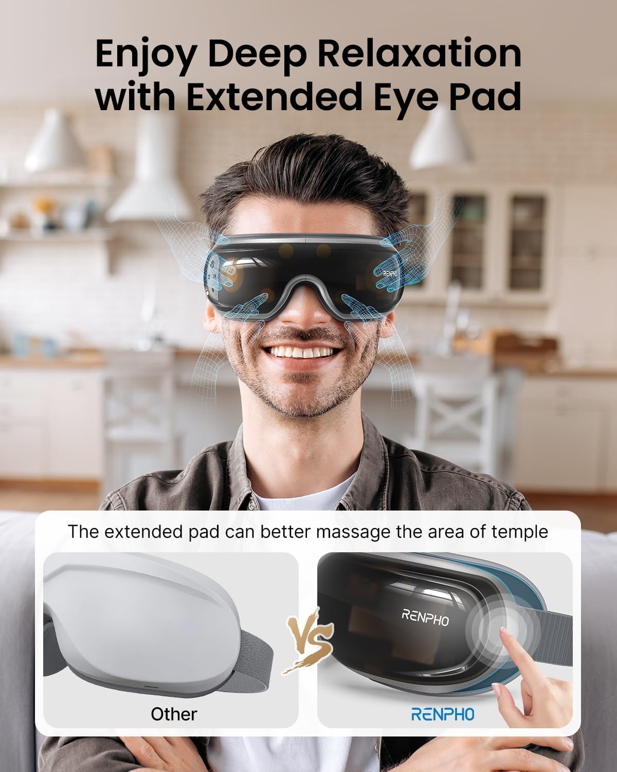 OCULUX Eye Mask 3 Hands-free Headache and Migrane Relief